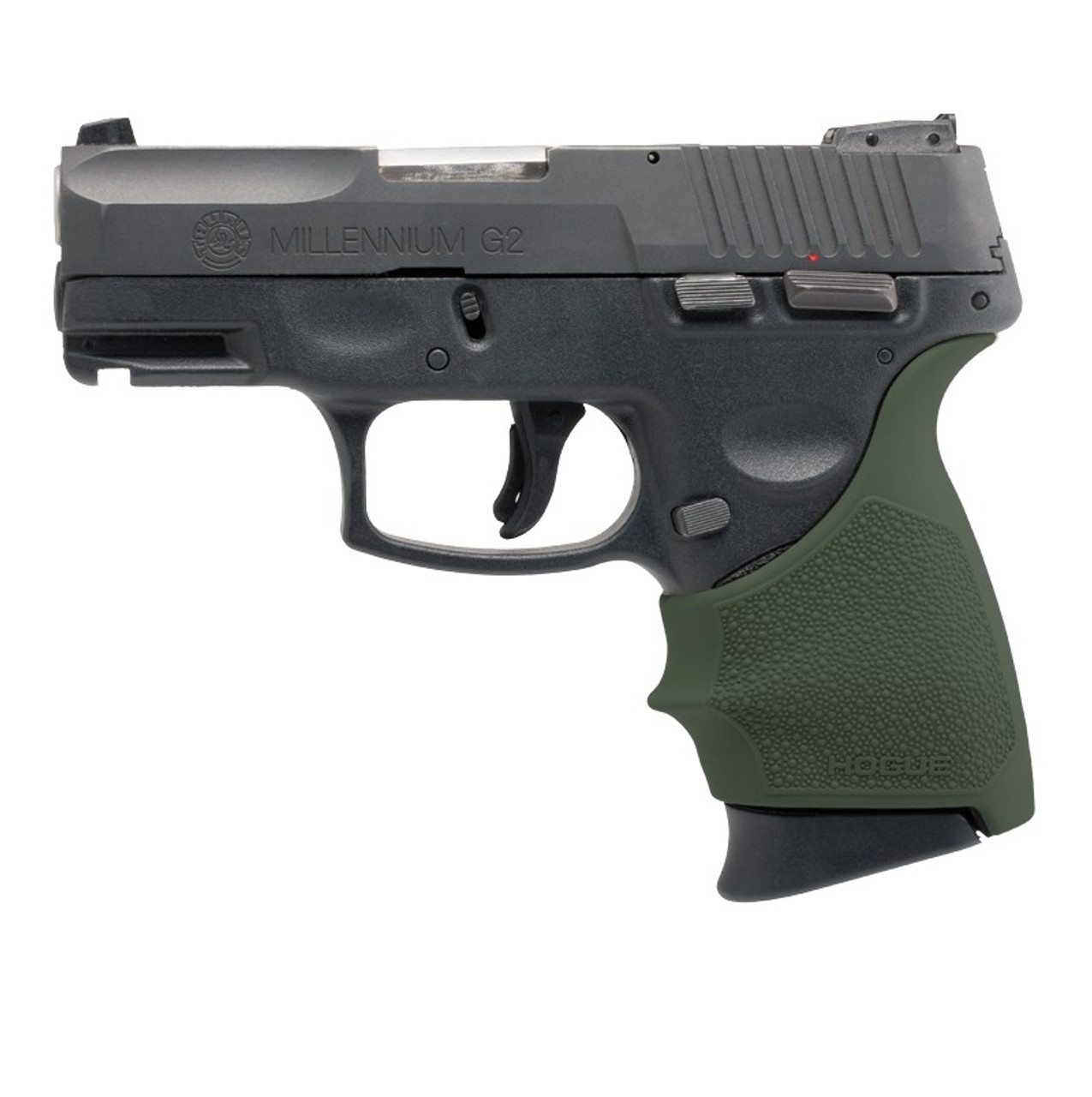 Hogue HandAll Beavertail Grip Sleeve Taurus® G3c/G2c OD Green Hogue HandAll Beavertail Grip Sleeve Taurus® G3c/G2c OD Green