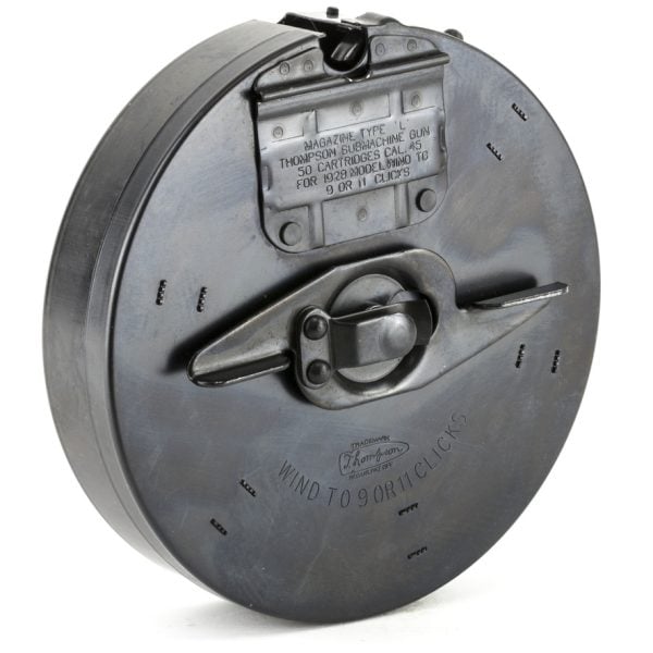 Auto Ordnance Thompson 50 round drum magazine, 45 ACP Auto Ordnance Thompson 50 round drum magazine, 45 ACP