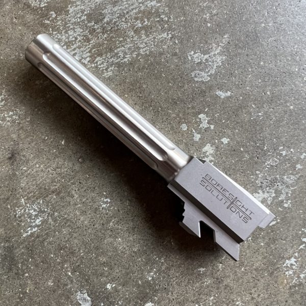 Boresight Solutions ADVANTAGE precision barrel for GLOCK 48, stainless/fluted Boresight Solutions ADVANTAGE precision barrel for GLOCK 48, stainless/fluted