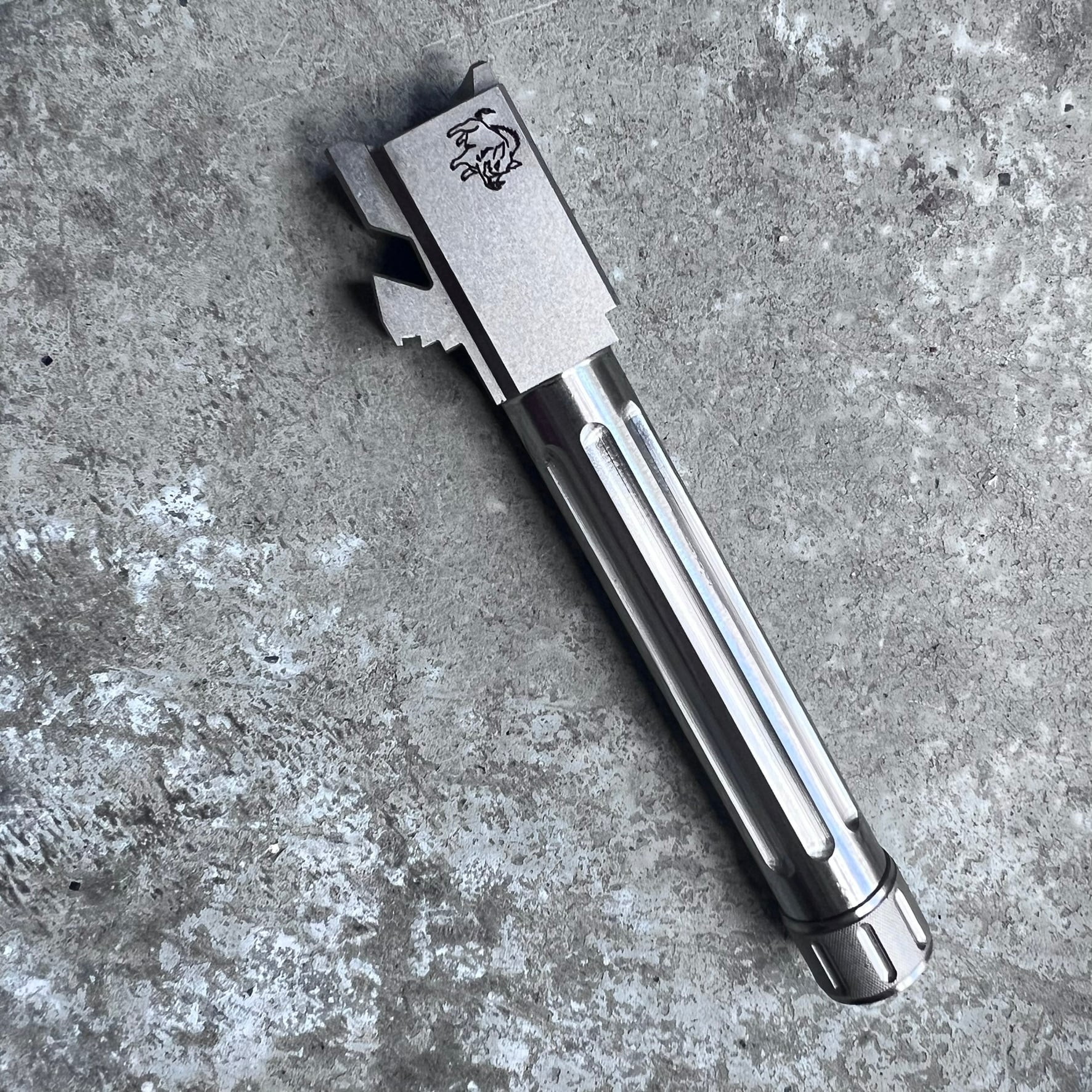 Boresight Solutions ADVANTAGE precision barrel for GLOCK 48, THREADED stainless/fluted. Boresight Solutions ADVANTAGE precision barrel for GLOCK 48, THREADED stainless/fluted.