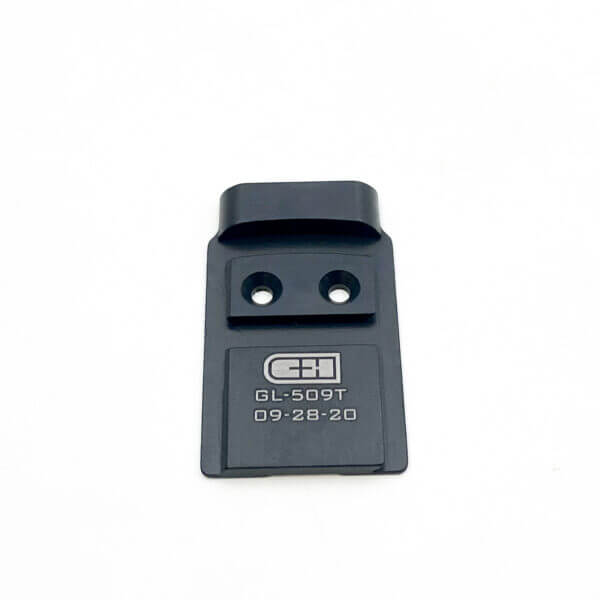 C&H Precision Weapon Systems (CHPWS) GL-509T-ST for GLOCK MOS adapter plate for Holosun 509T optic, STEEL C&H Precision Weapon Systems (CHPWS) GL-509T-ST for GLOCK MOS adapter plate for Holosun 509T optic, STEEL