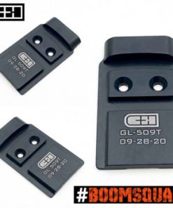 C&H Precision Weapon Systems (CHPWS) GL-509T-ST for GLOCK MOS adapter plate for Holosun 509T optic, STEEL