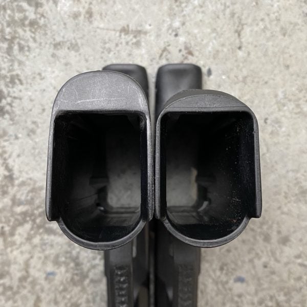 Competition Series Sig P365X / P365XL module with Razorback AND Grip Heel Enhancement. Manual Safety or No Manual Safety Competition Series Sig P365X / P365XL module with Razorback AND Grip Heel Enhancement. Manual Safety or No Manual Safety