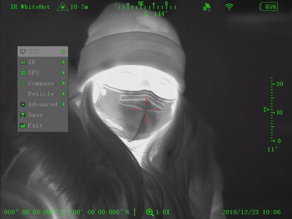 Day/night binocular with 10Km telemetry Ares NTS5700 Day/night binocular with 10Km telemetry Ares NTS5700