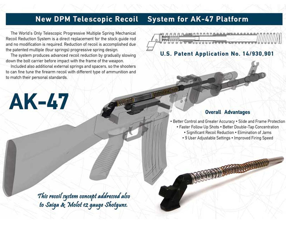 DPM MRS recoil reduction system for AK 47, AK74 & AKMS DPM MRS recoil reduction system for AK 47, AK74 & AKMS