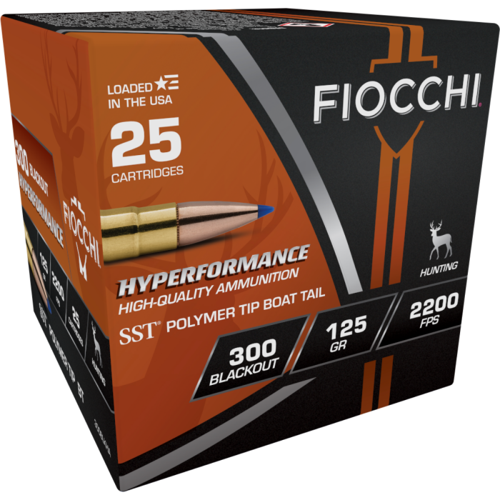 Fiocchi Hyperformance .300 Blackout Ammo 125gr SST 25 Rounds