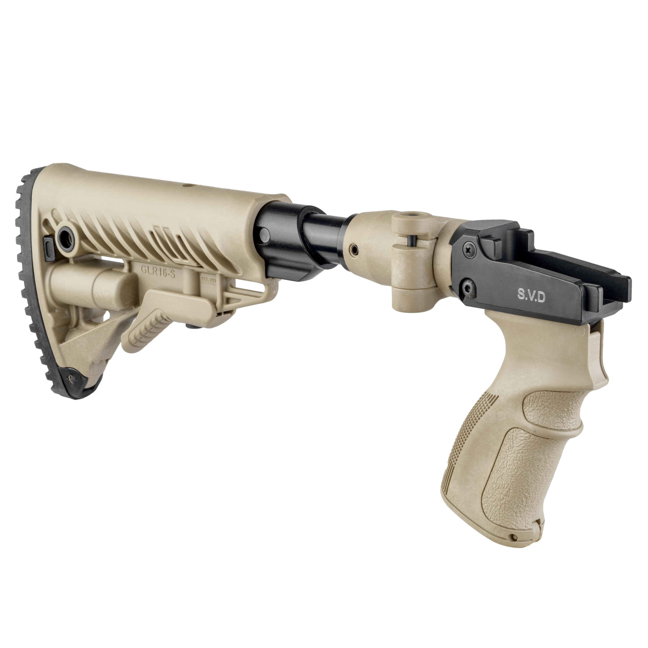 Folding Tactical Stock M4 SVD SB Fab Defense Folding Tactical Stock M4 SVD SB Fab Defense