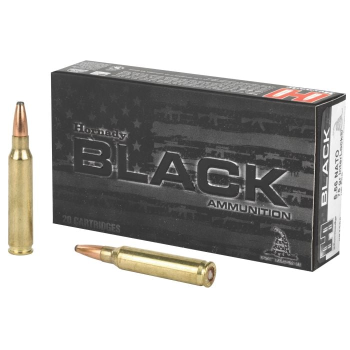 Hornady Black 5.56 NATO Ammo 75gr Interlock HD SBR 20 Rounds