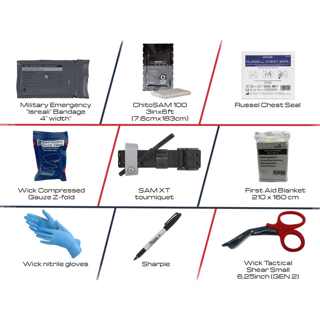 IFAK "Compact" Filled - complete IFAK kit IFAK "Compact" Filled - complete IFAK kit