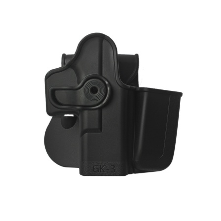 IMI DEFENSE retention holster for GLOCK with magazine holder IMI DEFENSE retention holster for GLOCK with magazine holder