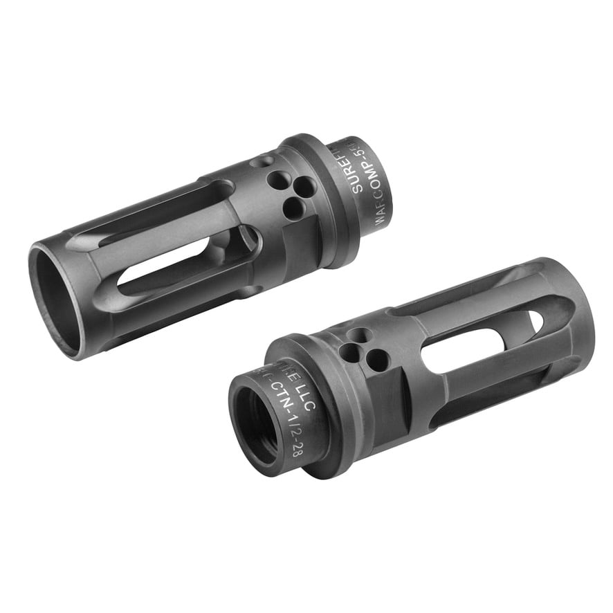 Surefire WARCOMP flash hider / suppressor mount, closed end, 1/2x28 5.56mm Surefire WARCOMP flash hider / suppressor mount, closed end, 1/2x28 5.56mm