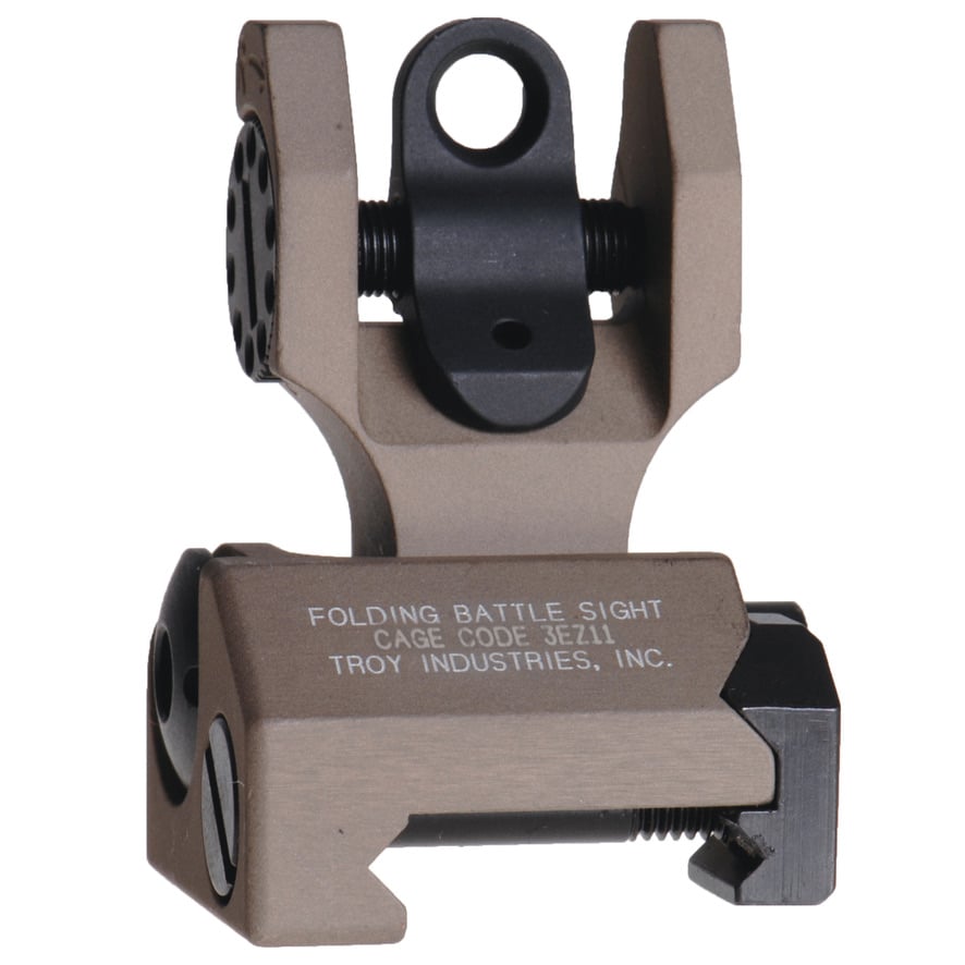 TROY, BattleSight, Folding Rear Sight, Flat Dark Earth Finish TROY, BattleSight, Folding Rear Sight, Flat Dark Earth Finish