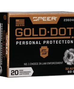 Speer Gold Dot 32 ACP 60 Grain Hollow Point 20 Rounds