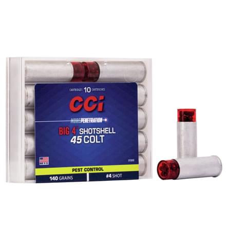 CCI 45 Colt Shotshell #4 - 10 Rounds