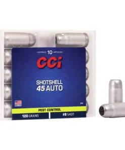 CCI Shotshell Pest Control 45 Auto #9 Shot 10 Rounds