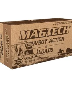 357 Magnum 158 Grain Cowboy Action Lead Flat Nose 50 Rounds