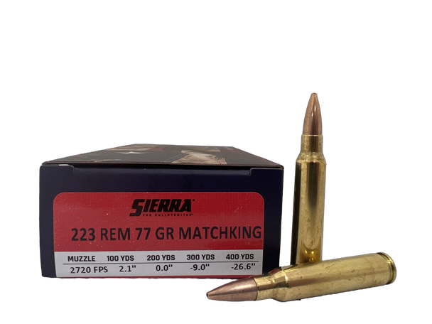 77 grain sierra matchking 223